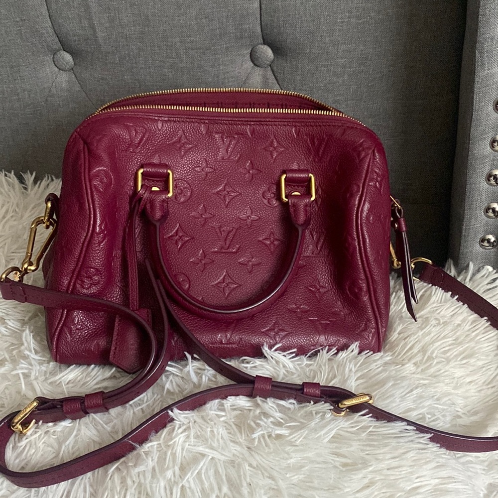 Authentic Louis Vuitton Speedy Bandouliere 25